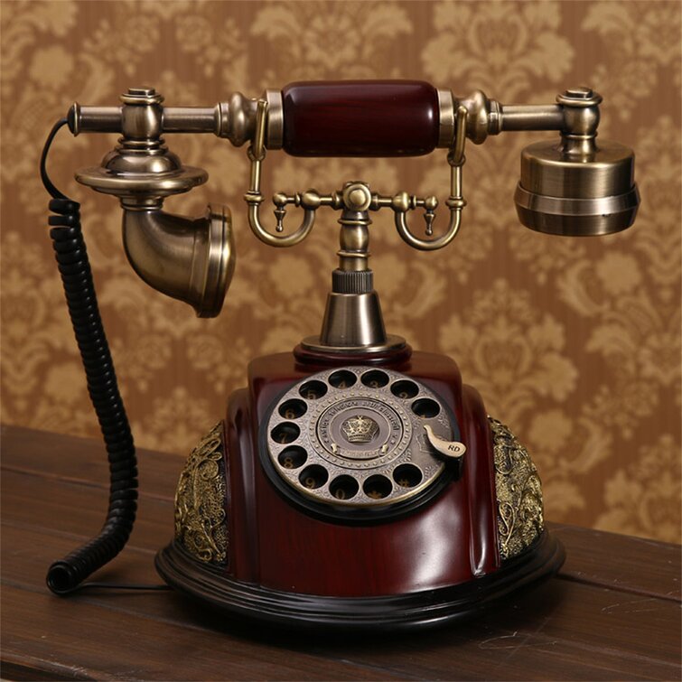 Nautical Brass Vintage Rotary Phone, Old Fashioned Telephone, French  Victorian Telephone for Home/ Office Decor 