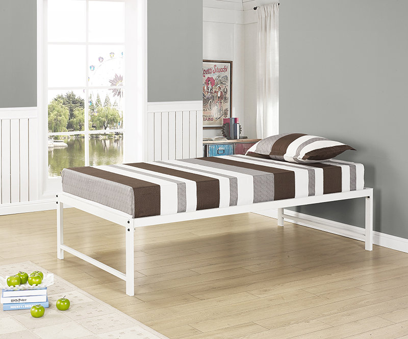 Beanfields Twin Metal Platform Bed