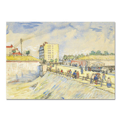 Gateway to the Ramparts of Paris by Vincent Van Gogh - Unframed Painting