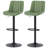 Swivel Upholstered Adjustable Height Counter Stool with Metal Frame-97865836