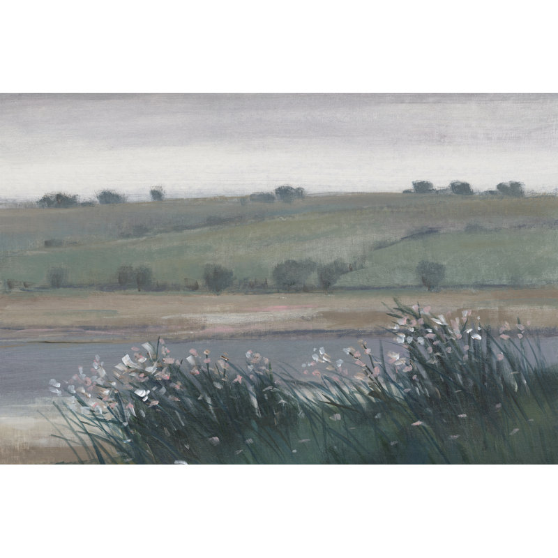 Hazy Morning II by Tim O'Toole - Painting, Black Floater Framed, 51 cm H x 76 cm W