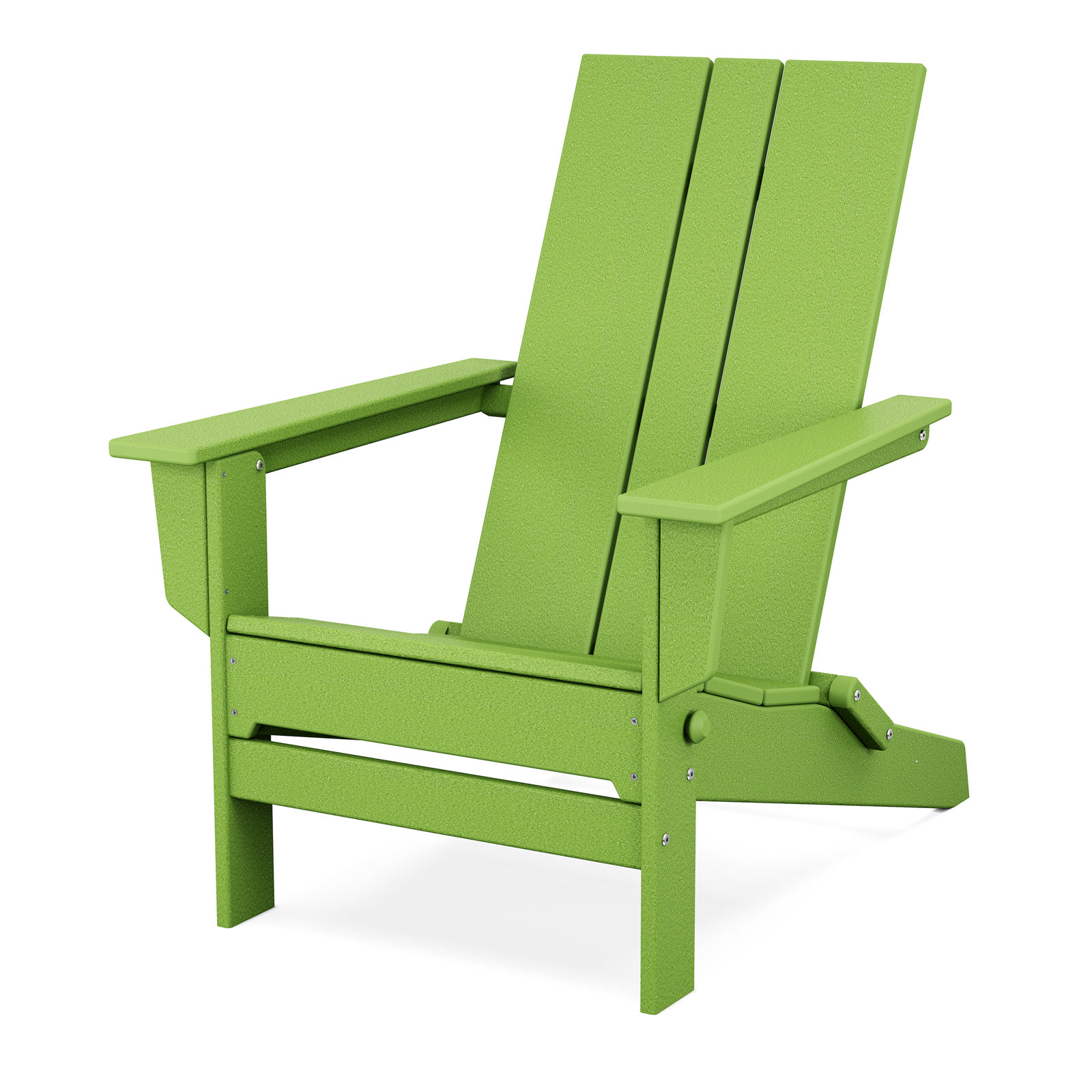 POLYWOOD® Folding Adirondack Chair, Green