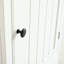 Armoire haute avec porte simple et tablettes ouvertes