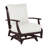 Croquet Aluminum Spring Lounge - Mahogany-93646216-70085676-63331000
