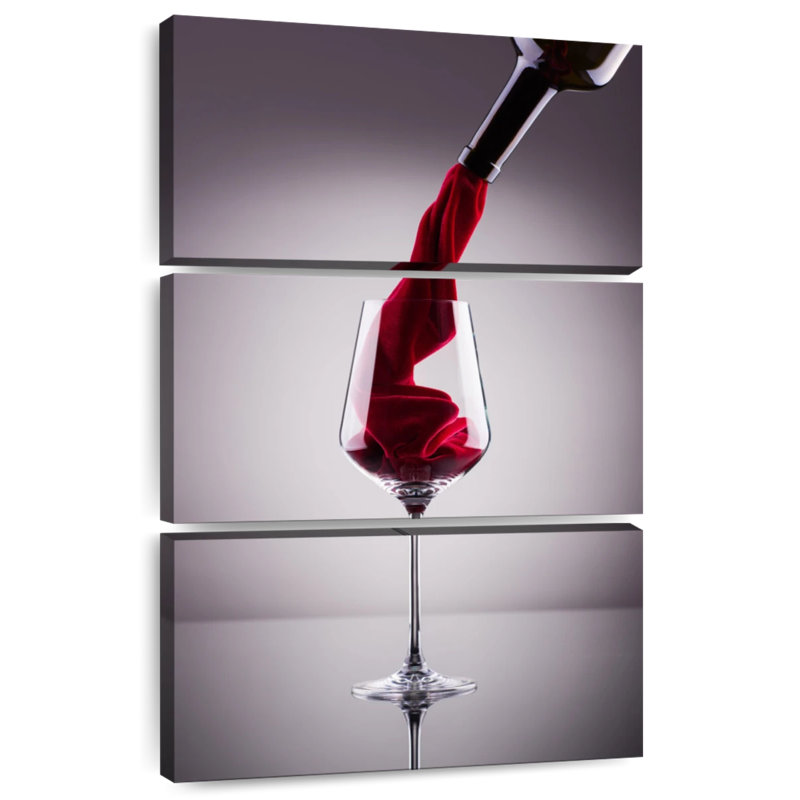 Vin rouge velouté Yarlin, H 32 po x l 20 po