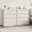 Commode double moderne avec grand rangement, commode en bois-130076471