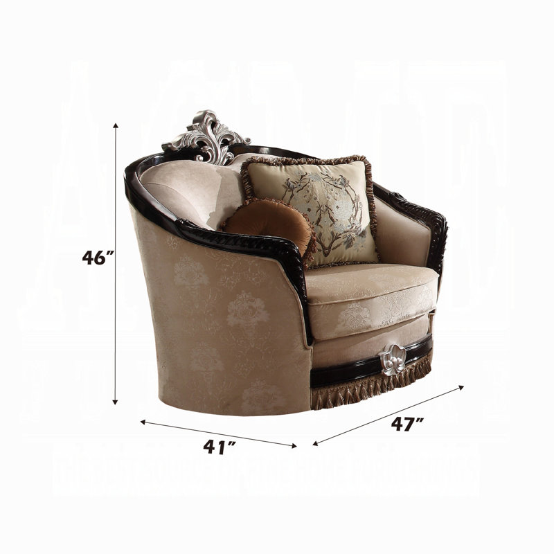 Chaise Ernestine avec 2 coussins