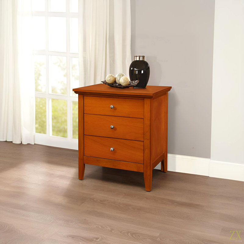 Charmante table de chevet pour tout espace, Orange