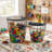Lavish Home Nesting End Tables Set of 2 with Storage Baskets, Black-1444880401