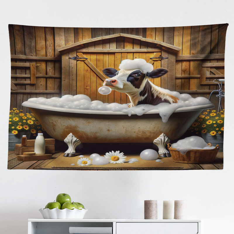 Tapisserie en microfibre, H 23 po x l 28 po