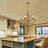 6-light Candle Chandelier Living Room Chandelier Retro Chandelier