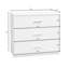 93cm W 3 - Drawer Chest of Drawers