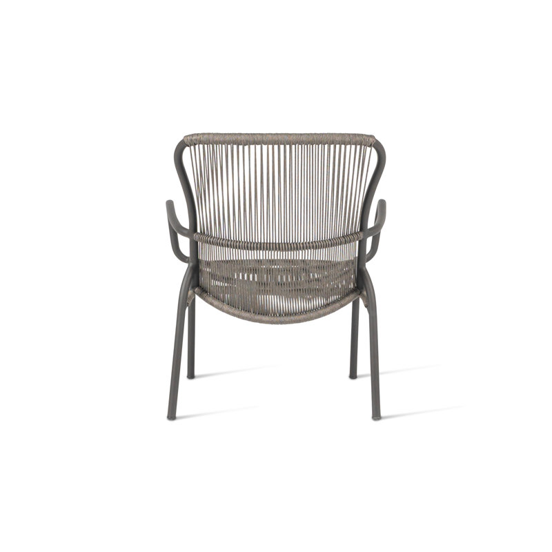 Loop Outdoor Lounge Chair, Gray