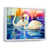 Cadre flottant blanc