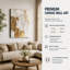 Affiche abstraite or gris et or gris et marbre gris-1022824797