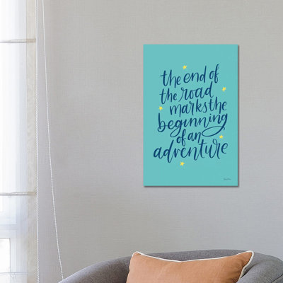 Graduation III Aqua by Becky Thorns - Print on Canvas