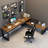 Brown L-Shaped Solid Wood Executive Desk-1890701397