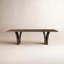 MARCON Oak Double Pedestal Dining Table-1195131411