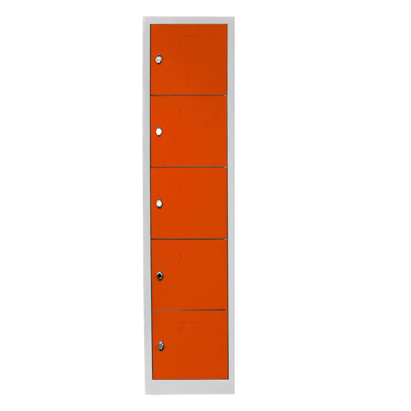 Armoire de rangement Locker, H 66,9 po x l 16,1 po x P 15,7 po, Orange
