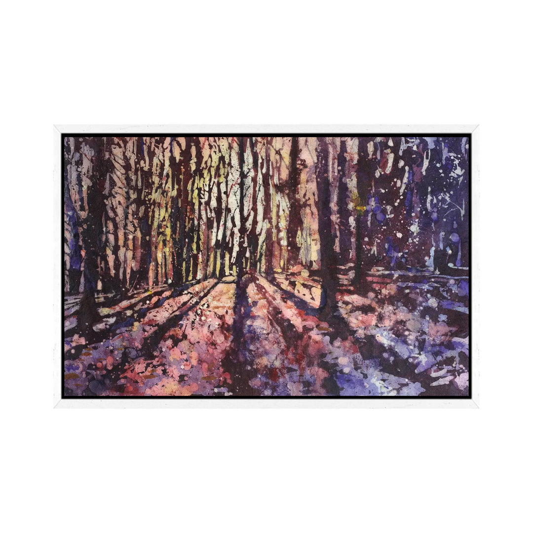 Wald bei Sonnenuntergang von Ryan Fox - Galerie-verpackte Leinwand Giclée auf Leinwand