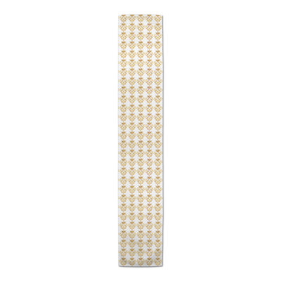 Rectangular Damask Polyester Table Runner