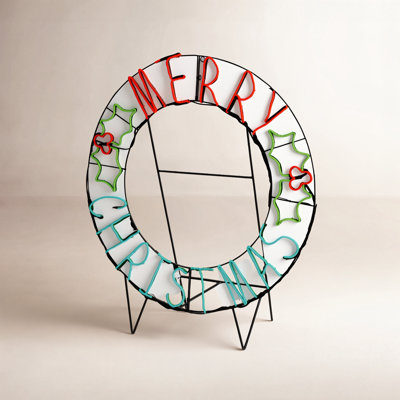 Merry Christmas Lighted Display