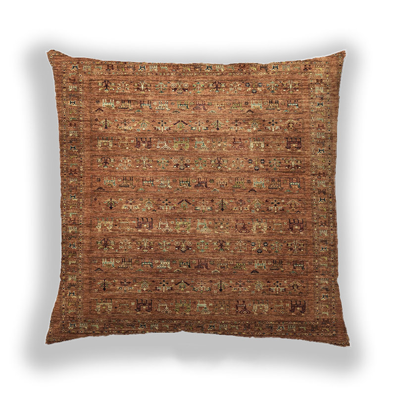 Coussin décoratif abstrait 2371, Microsuède