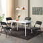 Ensemble de 4 chaises pliantes en polyuréthane noir rembourré épais entièrement assemblées, 17,7 po x 19,7 po x 30,7 po-1285182250