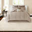 Embroidered Comforter King Set, Polyester, Modern Style For Home