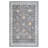 Roseau Performance Modern Country / Farmhouse Floral Gray/Blue Rug-870327372