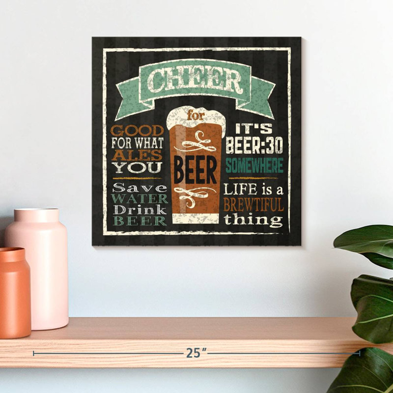 Tergel Feel Good Beer, H 16 po x l 16 po