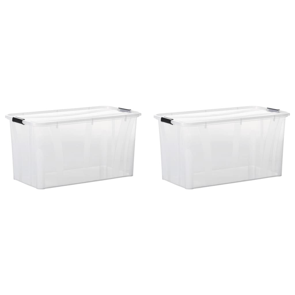 Dakota Fields Transparent Plastic Storage Boxes Wayfair.co.uk