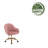 Jaylyn Velvet Office Chair with Gold Chrome Base-154983151