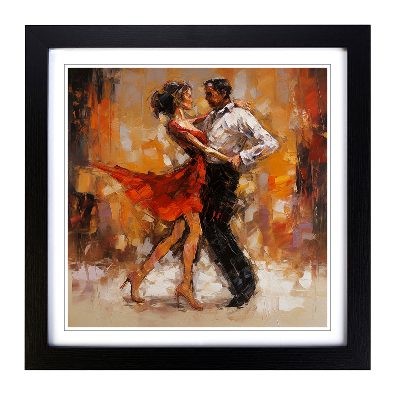 Single Picture Frame Print on Wood, Black
