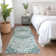 Machine Washable Indoor/Outdoor Claudian ACN1677 Teal Rug