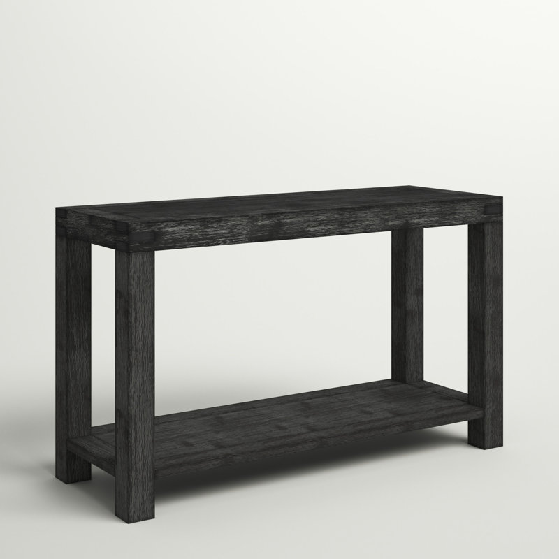 Console en bois massif Kaicey