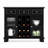 Rafaan Buffet Server Sideboard Cabinet with Wine Storage