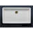 Luxury 36-Inch Solid Fireclay Farmhouse Sink, Flat Front-82987246