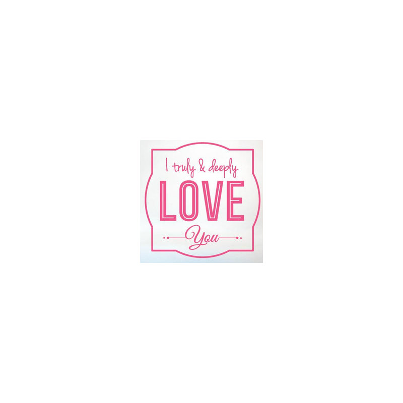 Non-Wall Damaging Wall Decal, Pink