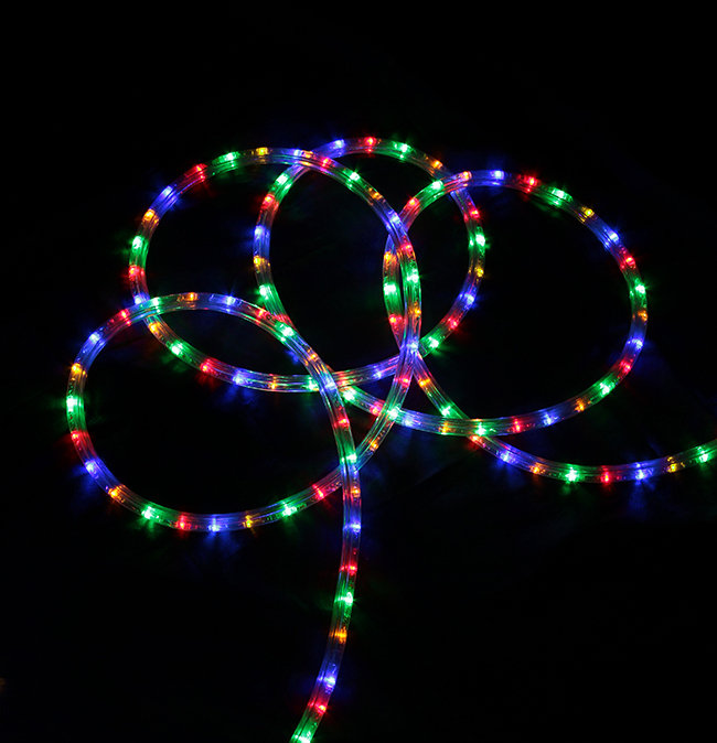 Guirlande de Noël 18 pi pour l'extérieur, Multicolore, H 2,5 po x L 216 po x P 8,5 po