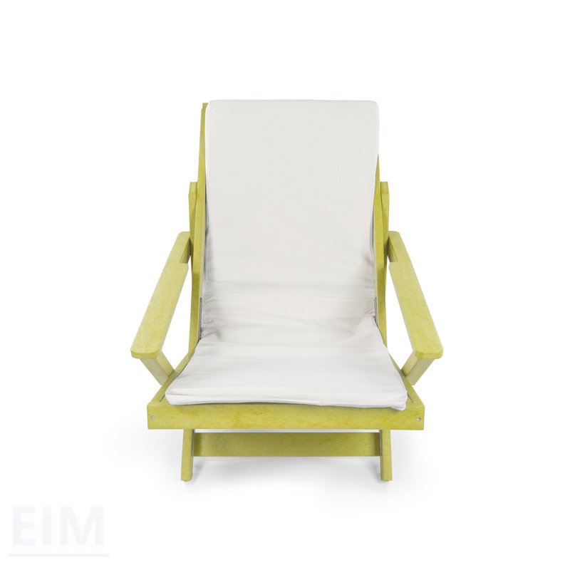 Méridienne d'extérieur pliable Pinecrest, Jaune
