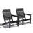 HDPE All-Weather Solid Panel Adirondack Chair-1040666710