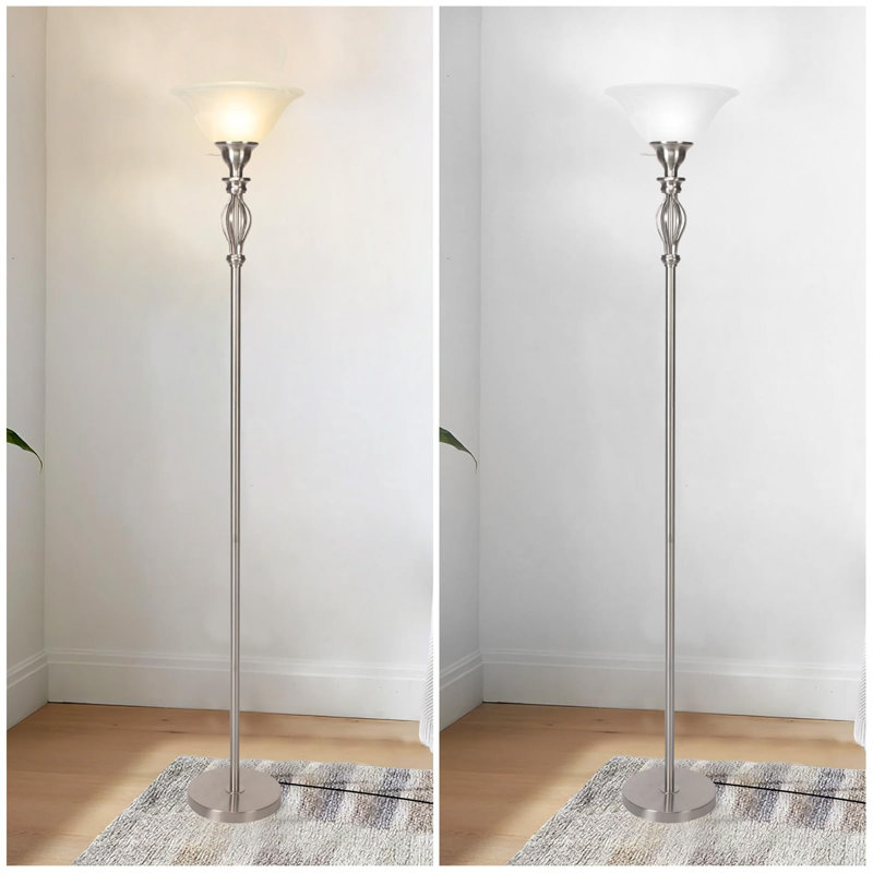 Lampadaires, Nickel brossé