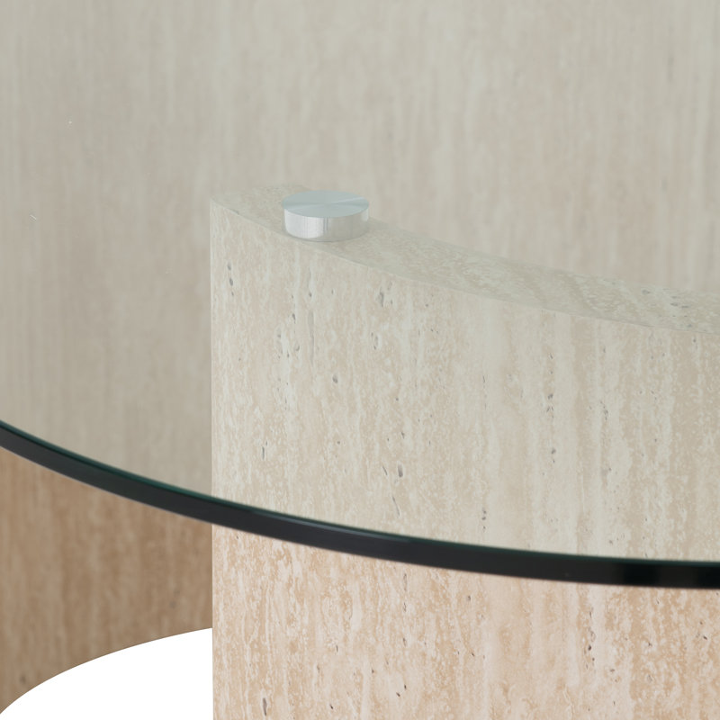 Modena Glass Top Dining Table