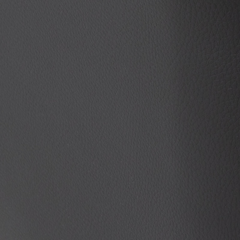 Petal Accent Chair, Black Faux Leather