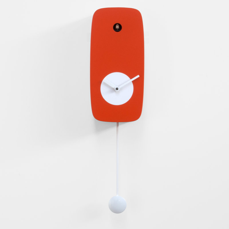 Reuben Wall Clock, Orange