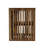 Wood Soba Wall Mounted Bedside, 2-Drawers, Brown