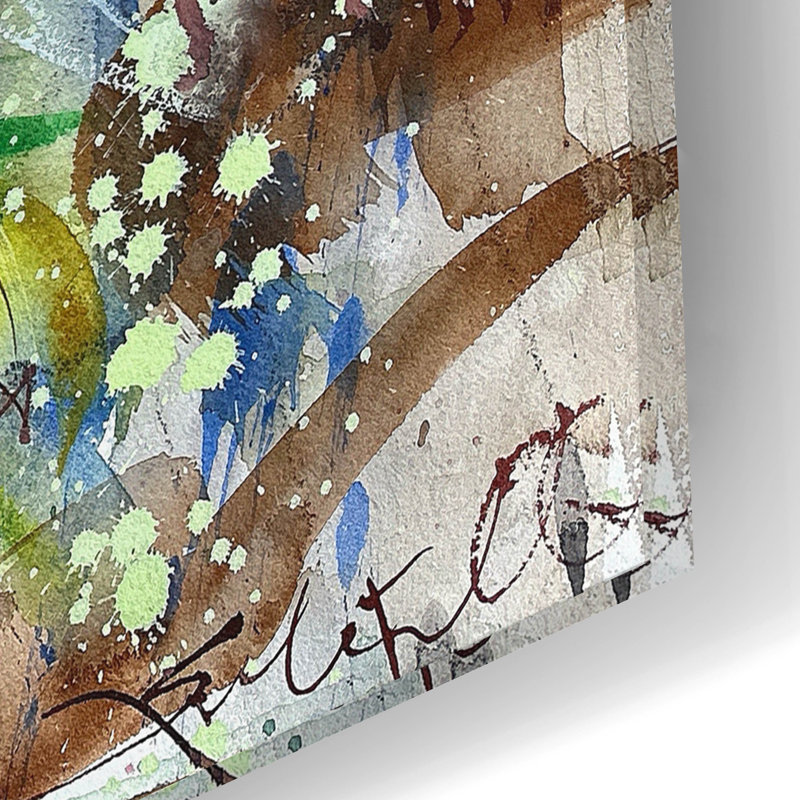  Art mural en verre acrylique, 24 po x 16 po, H 16 po x l 24 po