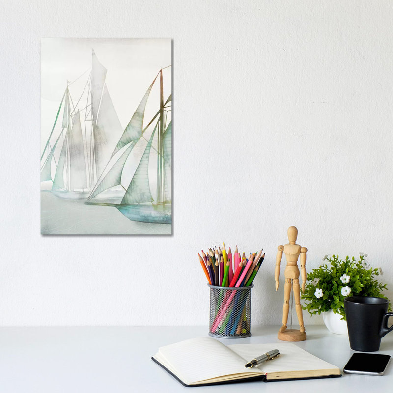 Glide II 1 Piece Wrapped Canvas Painting, 20.32 cm H x 30.48 cm W