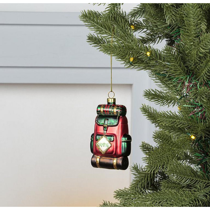 Camping Backpack Ornament